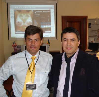 Starting from the left: Dr Jerzy Kolasiński with the workshop host Dr Constantin Stan.