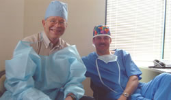 Live Surgery – Workshop, Orlando, USA, March 2003. Dr William M. Parsley (USA), Dr Jerzy Kolasiński.