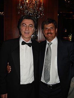 Dr Jerzy Kolasiński i Dr Vincenzo Gambino podczas kongresu Italian Society of Hair Restoration, Mediolan 2007